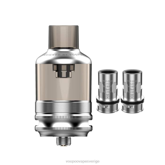 VOOPOO TPP pod tank - VOOPOO Vape Sverige silver B46V562