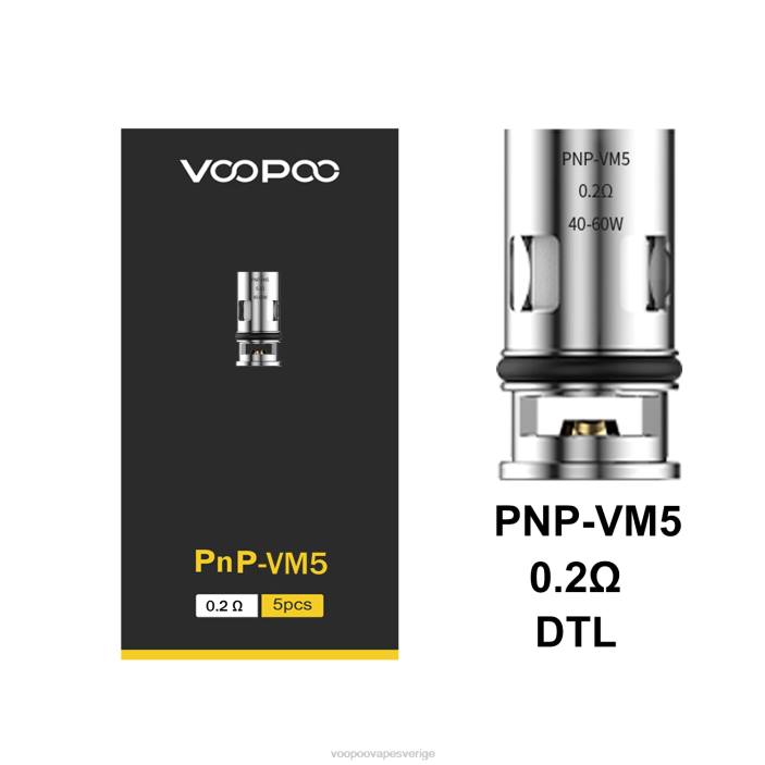 VOOPOO PNP spolar (5 st) - VOOPOO Vape Amazon pnp-vm5 B46V599