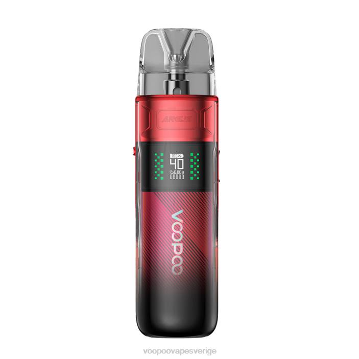 VOOPOO ARGUS E40 pod kit - VOOPOO Drag X Sverige modernt rött B46V127