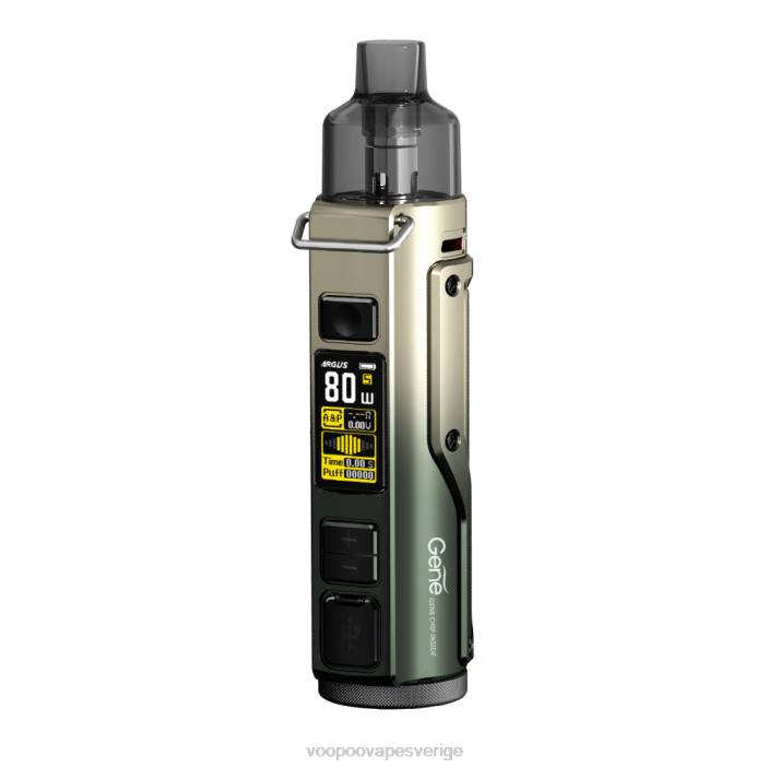 VOOPOO ARGUS PRO pod mod kit - VOOPOO Vape Store svartgrönt guld B46V30