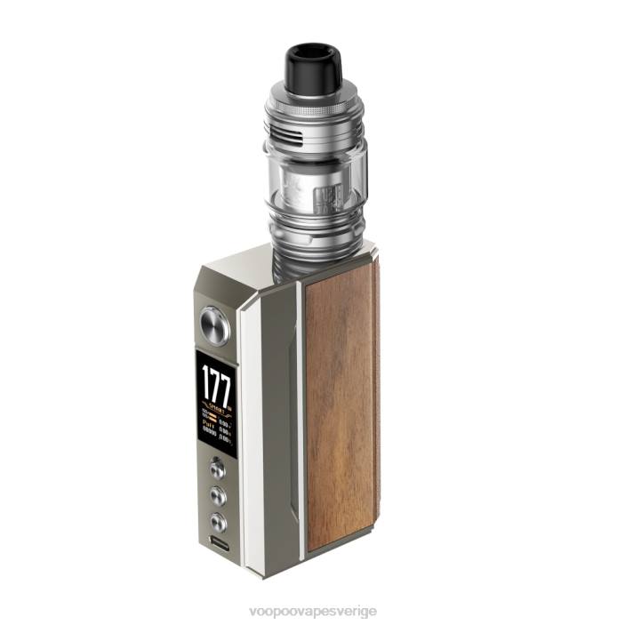 VOOPOO DRAG 4 utrustning - VOOPOO Vape Stockholm blekt guld+valnöt B46V163