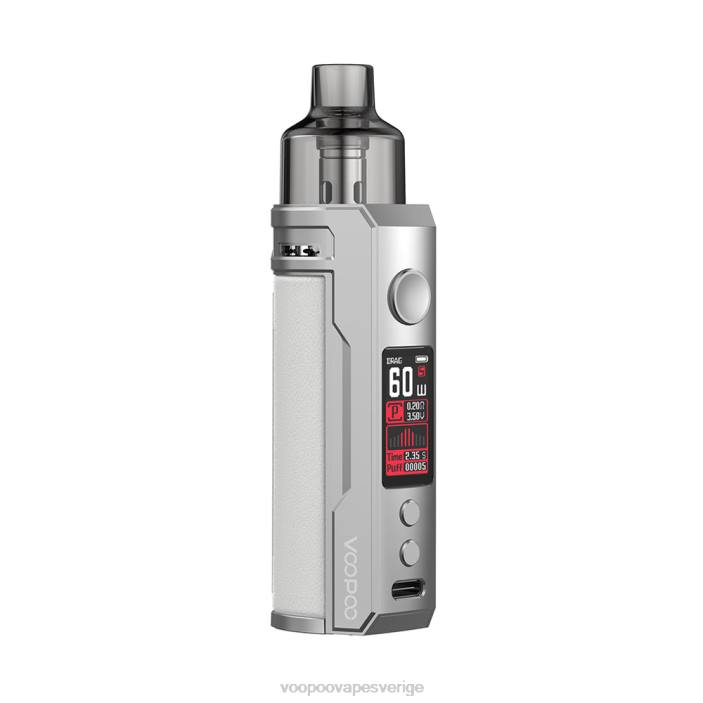 VOOPOO DRAG S pod mod kit - VOOPOO Sverige silvervit B46V201