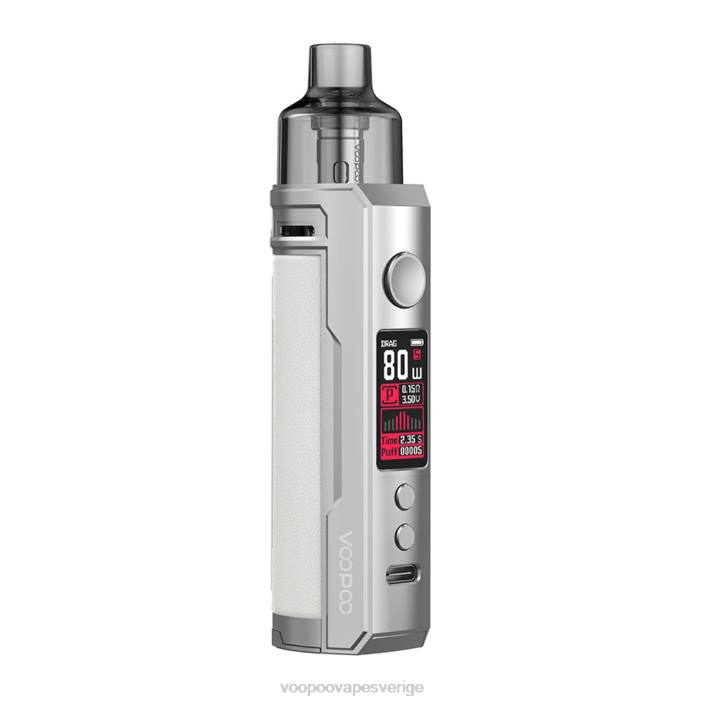 VOOPOO DRAG X pod mod kit - VOOPOO Drag X Sverige silvervit B46V177